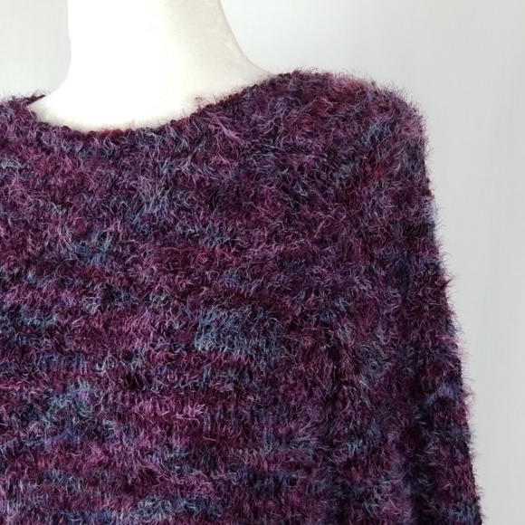 Forever 21 Purple Fuzzy Sweater - Picture 5 of 6